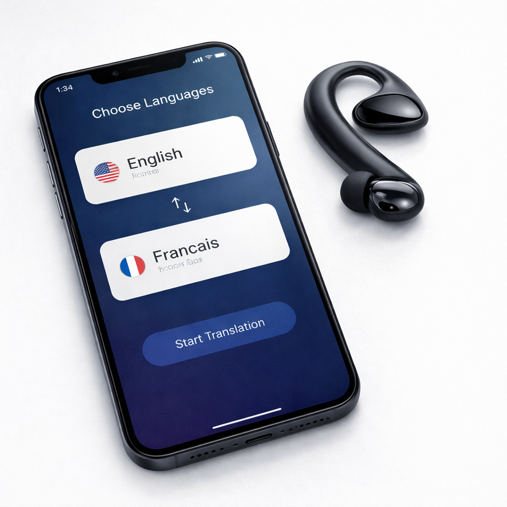 Select your language and translation mode